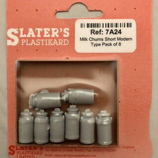 Slater's Plastikard Slater's 7A24  Melkbussen (8 stuks) (Schaal 0)