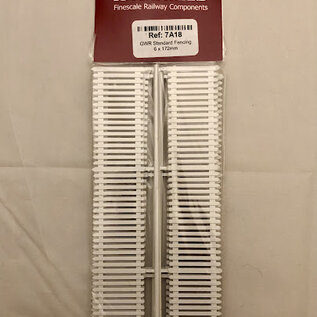Slater's Plastikard Slater's 7A18 Lineside Fencing (6 pcs) (Gauge O)