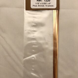 Slater's Plastikard Slater's 1220 Bronze strips, 10 pcs