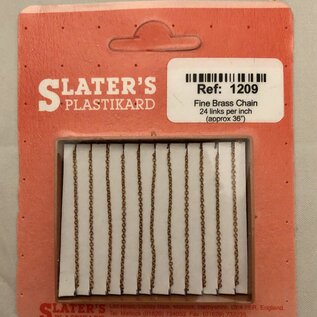 Slater's Plastikard Slater's 1209 Fine brass chain, approx. 92cm