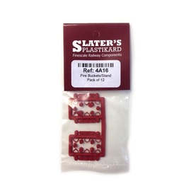 Slater's Plastikard Slater's 4A16 Feuer Eimer mit Stand (12 Stück) (Spur H0)