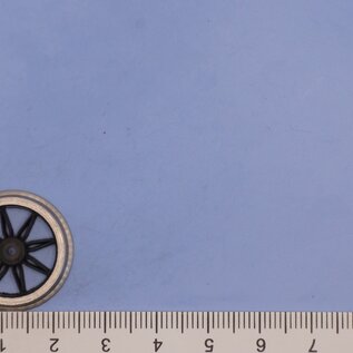 Slater's Plastikard Slater's 7120 Wagon Wheel, split spokes (2 x 2 pcs)  (Gauge O)