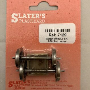 Slater's Plastikard Slater's 7121 Wagon Wheel, plain spokes (2 x 2 pcs)  (Gauge O)