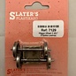 Slater's Plastikard Slater's 7121  Wagonwielen, standaard spaken (2 x 2 stuks) (Schaal 0)