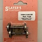 Slater's Plastikard Slater's 7129 Wagenräder, Lowmac (2 x 2 Stück) (Spur 0)