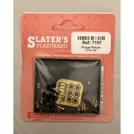 Slater's Plastikard Slater's 7157 Plunger pickups (6 Stück) (Spur 0)