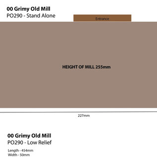 Metcalfe Metcalfe PO290 Grimy old mill (Gauge H0/00)