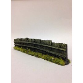 Javis Javis PF8 Railway sleeper fence light brown (Gauge H0/00, Resin) approx. 14 cm