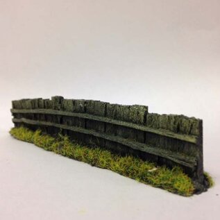 Javis Javis PF8 Bahnschwelle Zaun hellbraun (Spur H0/00, Resin), ca 14 cm