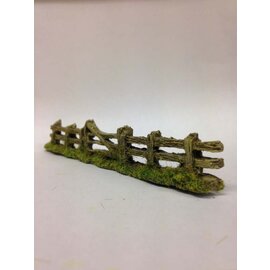 Javis Javis PF5 Verweerd hekwerk met poort (Schaal H0/00, Resin), ca 14 cm