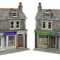 Metcalfe Metcalfe PO307 Low relief terraced shop fronts in stone (H0/OO gauge)
