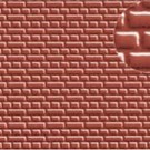 Slater's Plastikard Slater's 0399 Zelfbouwplaat baksteen "English bond", rood (Schaal H0/00)