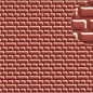 Slater's Plastikard Slater's 0399 Zelfbouwplaat baksteen "English bond", rood (Schaal H0/00)