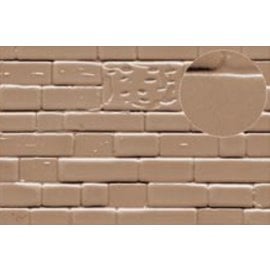 Slater's Plastikard SL424 Zelfbouwplaat gemetselde natuurstenen muur, Schaal H0, Plastic