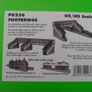 Metcalfe Metcalfe PO236 Footbridge for railway station (H0/OO gauge)