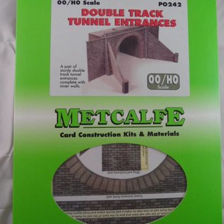 Metcalfe Metcalfe PO242 Double track tunnel entrances (H0/OO gauge)