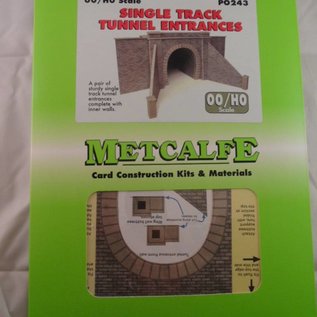 Metcalfe Metcalfe PO243 Single track tunnel entrances (H0/OO gauge)