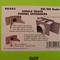 Metcalfe Metcalfe PO243 Single track tunnel entrances (H0/OO gauge)