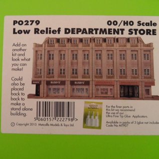 Metcalfe Metcafe PO279 Department store (low relief) (H0/OO Gauge)