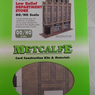 Metcalfe Metcalfe PO279 Kaufhaus in halbrelief (Spur H0/OO)