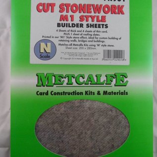 Metcalfe Metcalfe PN901 Zelfbouwplaten 'natuursteen' (N-Schaal)