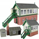 Metcalfe Metcalfe PN133 Set van 2 seinhuizen en bijgebouwtjes (N-Schaal)