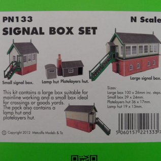 Metcalfe Metcalfe PN133 Stellwerk Satz (Spur N)