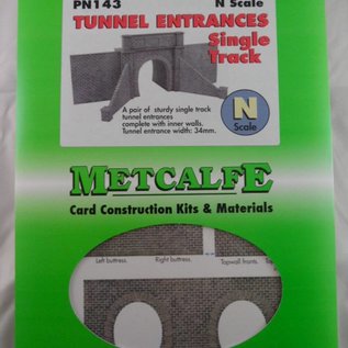 Metcalfe Metcalfe PN143 Single track tunnel entrances (N-Gauge)