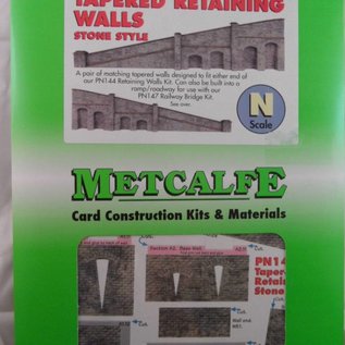 Metcalfe Metcalfe PN149 Op- afrit in grijze steen (Schaal N)