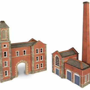 Metcalfe Metcalfe PN184 Boiler house & factory entrance (N-Gauge)