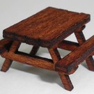 Brikho 8 Picknicktische, H0 - Lasercut