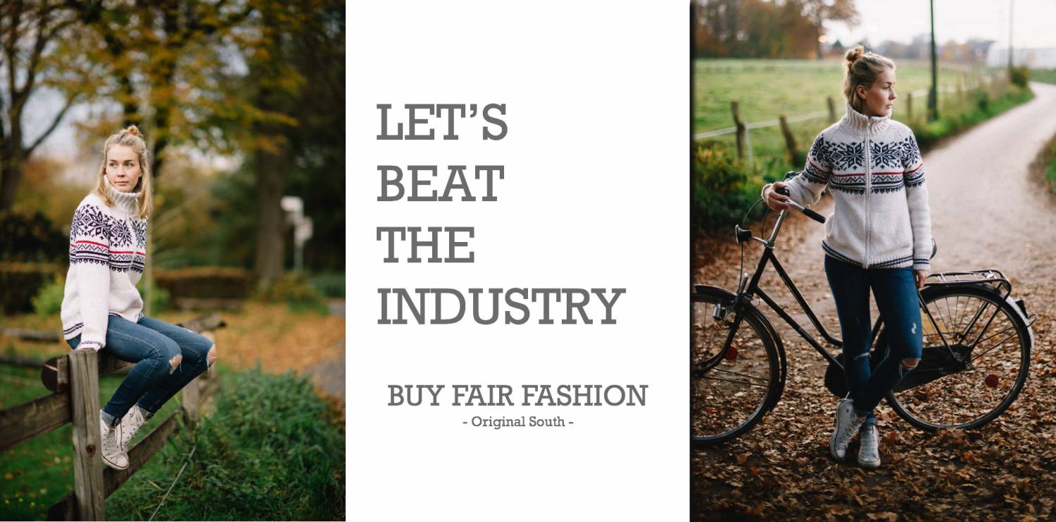 Fair Trade Lammfell Hausschuhe Strickjacken Norweger Pullover