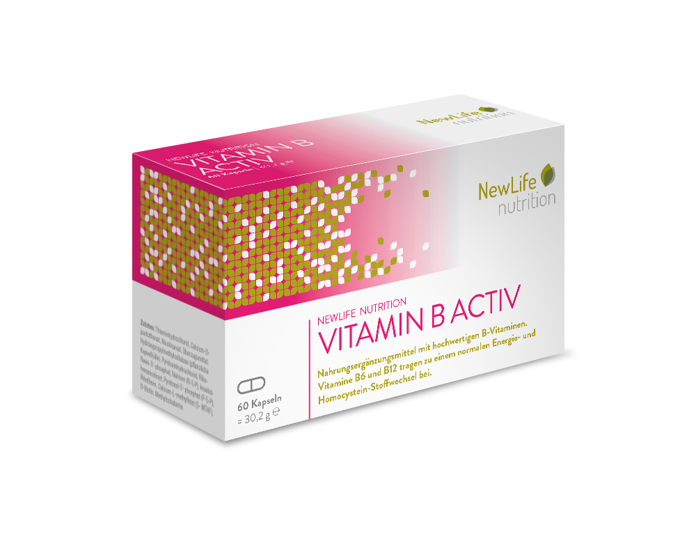 NewLife nutrition VITAMIN B ACTIV 29,6 g (60 Kapseln) NewLife nutrition