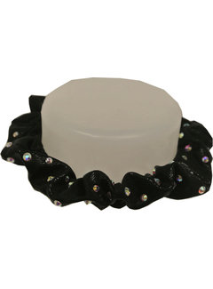 Gimar Hair Scrunchie with rhinestone