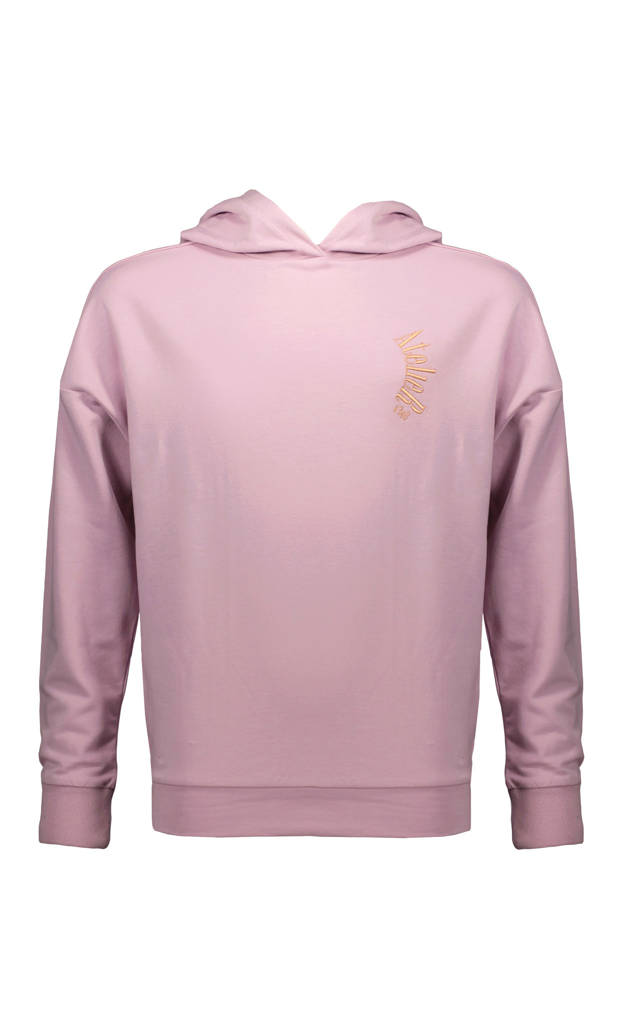 NoBell meiden hoodie Kumy met geborduurd logo Mauve Mist