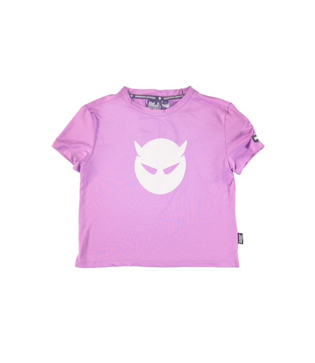 SUPERREBEL Meisjes t-shirt Benica - Fluo paars