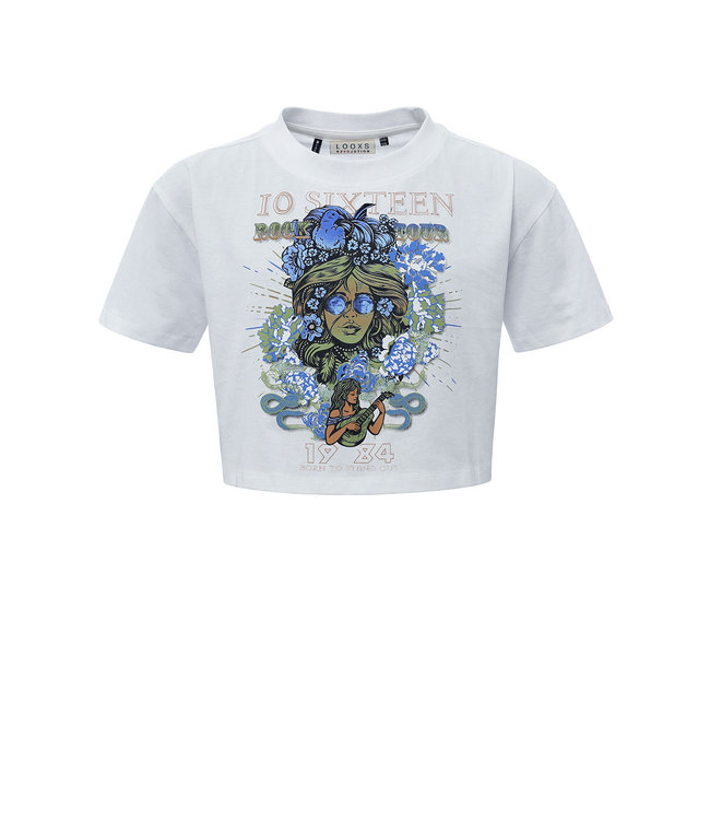 LOOXS 10sixteen Meisjes t-shirt - Wit