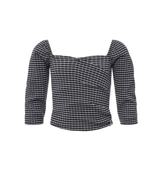 LOOXS 10sixteen Meisjes crinkle top - Geruit