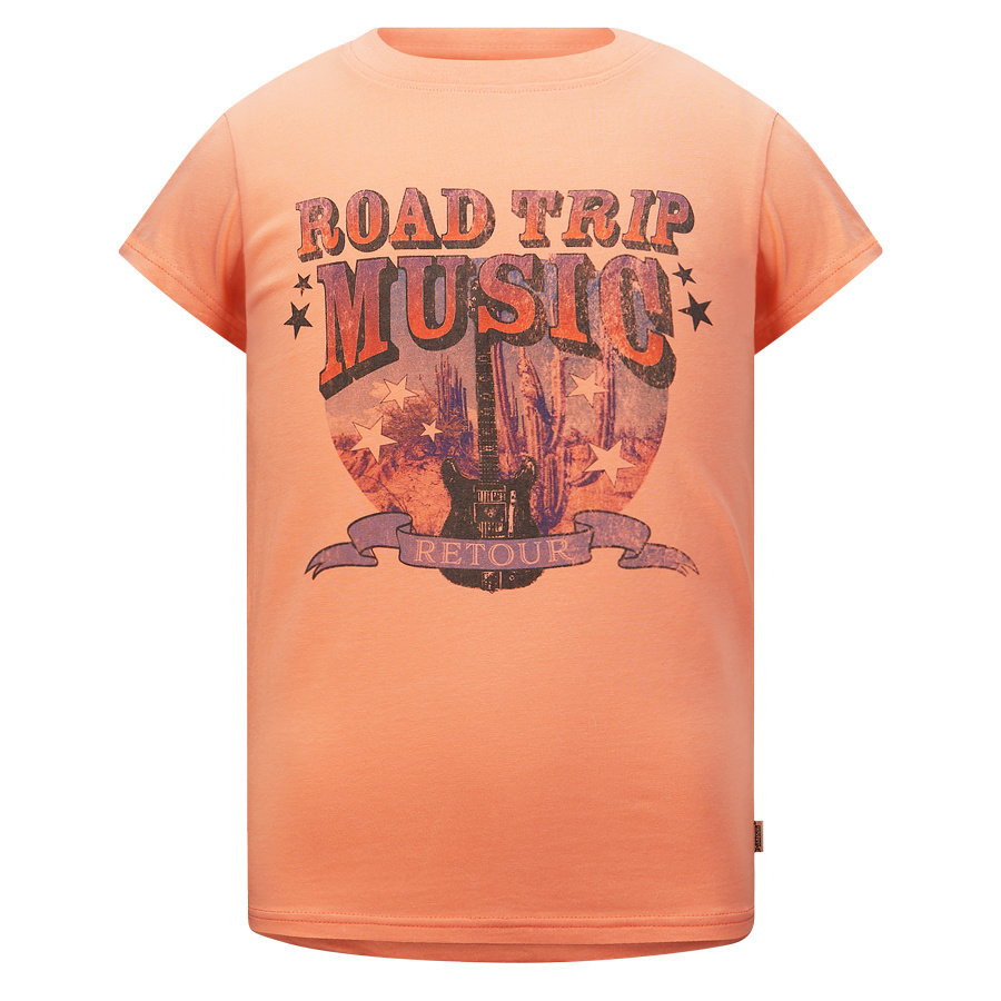 Retour Jeans Meisjes t-shirt - Terry - Perzik afbeelding