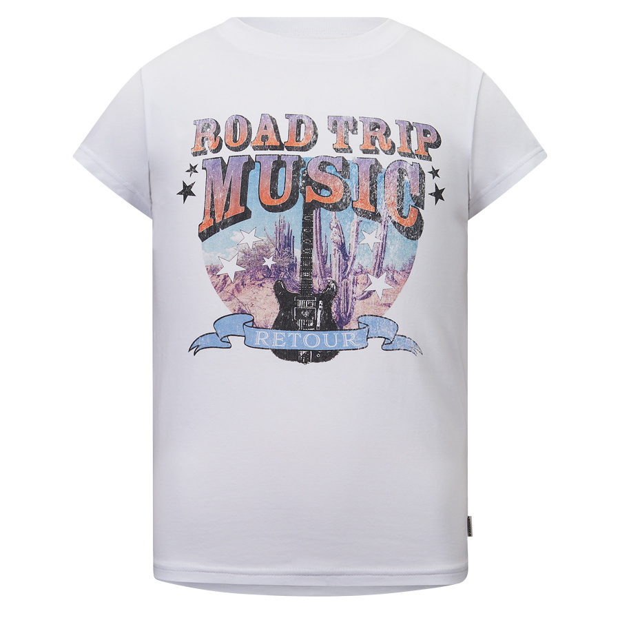 Retour Jeans Meisjes t-shirt - Terry - Wit afbeelding