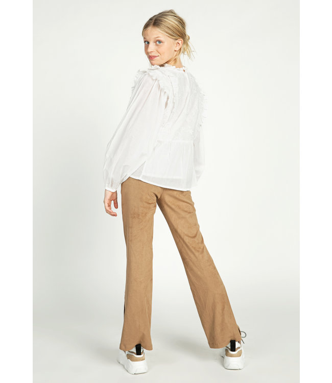 AI&KO Meisjes broek - Suelina Pes 734 G - Smoke zand