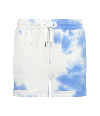 AI&KO Meisjes short - Mikat Tiedye Co 362 G - Misty blauw dessin