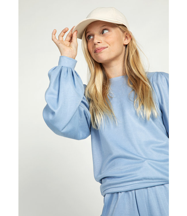 AI&KO Meisjes broek - Iline Vis 321 G - Misty blauw