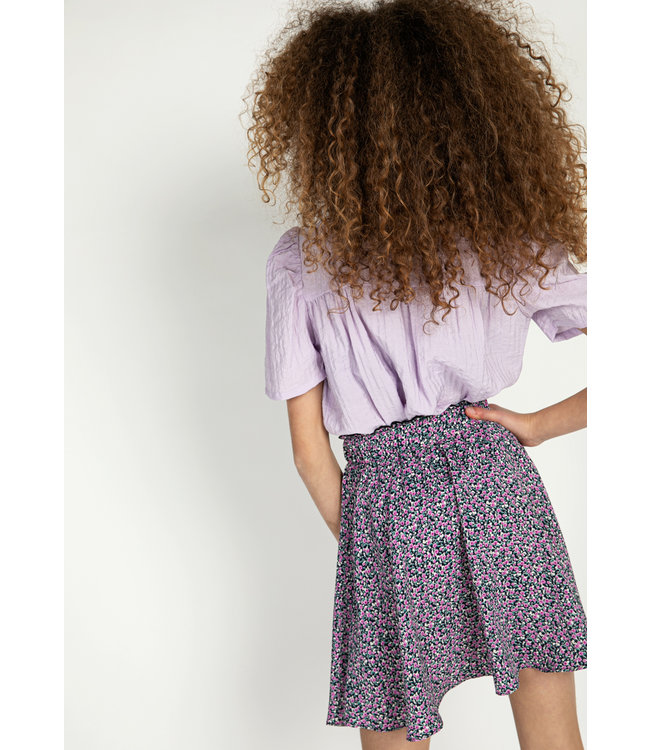 AI&KO Meisjes top - Bella Vis 672 G - Donker magnolia