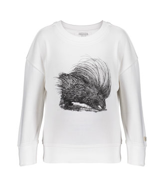 Frankie & Friends Meisjes sweat shirt - Bonobo - Foam wit