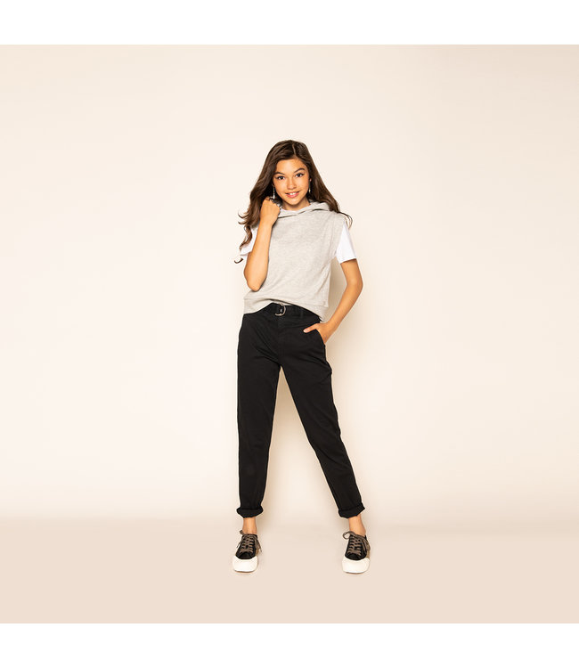 Frankie & Liberty Meisjes sweat shirt - Coco - Grijs melange