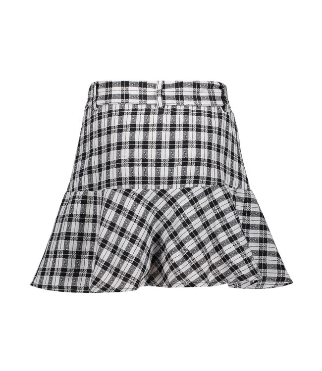 Frankie & Liberty Meisjes broek/rok - Celine - Zwart/wit geruit