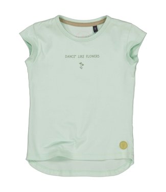 LEVV Little Meisjes t-shirt - Venna - Mint groen