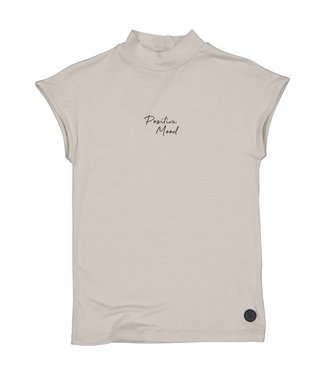 LEVV Meisjes t-shirt - Tessy - Wit grijs