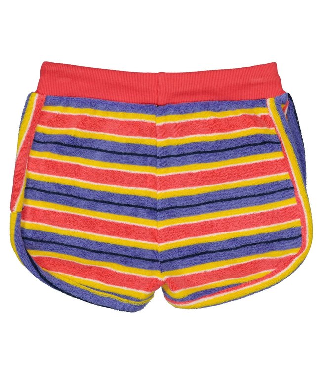 Quapi Meisjes short - Marli - AOP roze koraal gestreept